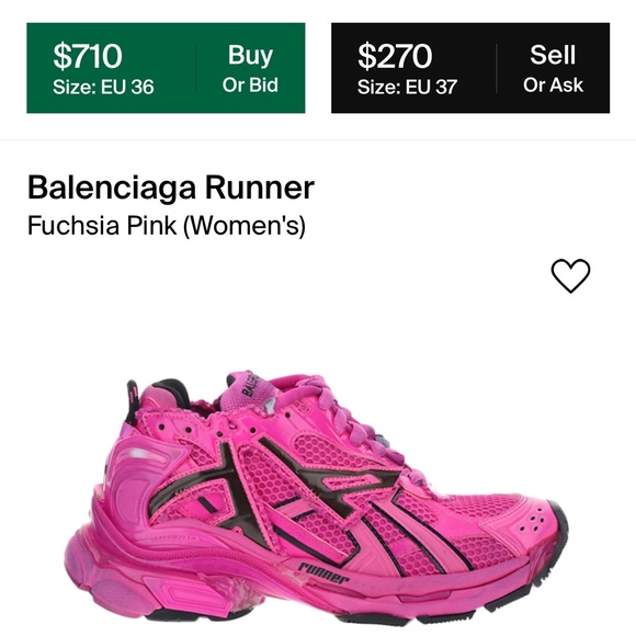 balenciaga shoes size 38 which is a size 7 in women’s only wore twice - Picture 3 of 3